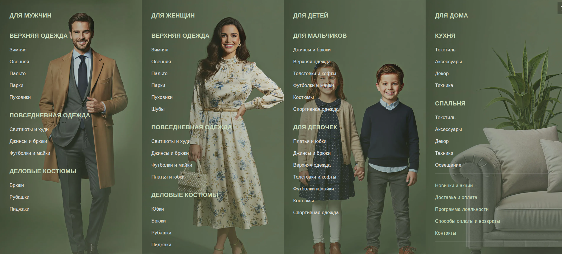 Категории товаров