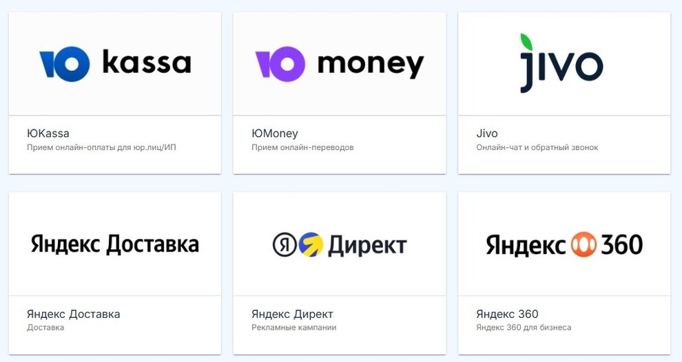 Коллекция интеграций
